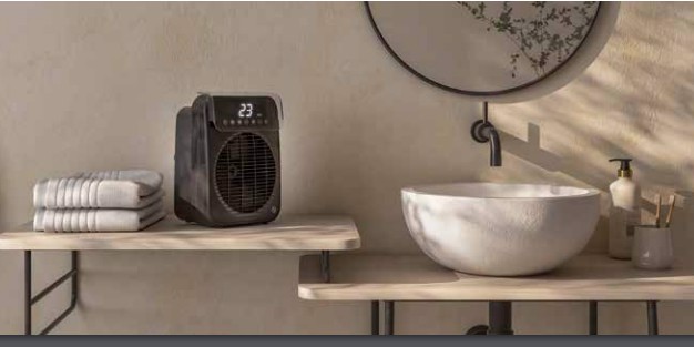 Olimpia Splendid CALDO TEKNO Interno Nero 2000 W Riscaldatore ambiente elettrico con ventilatore
