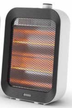 Olimpia Splendid Quarzia Slim Interno Nero 800 W Riscaldatore ambiente elettrico a infrarossi