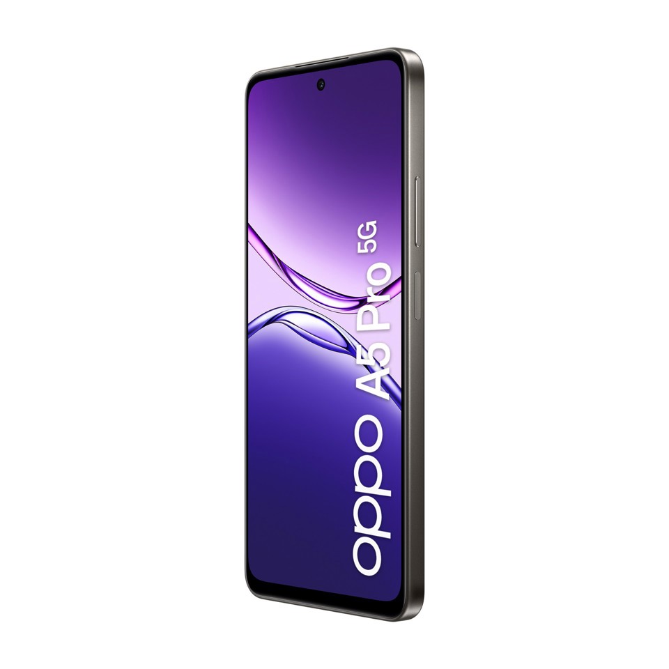 OPPO A5 Pro 5G Smartphone, Foto AI 50MP, Frontale 8MP, Display 6.67” 120HZ LCD HD+, 5800mAh, RAM 8(Esp4GB/6GB/8GB)+ROM 256GB (esp1TB), IP69, [Versione Italia], Black Brown
