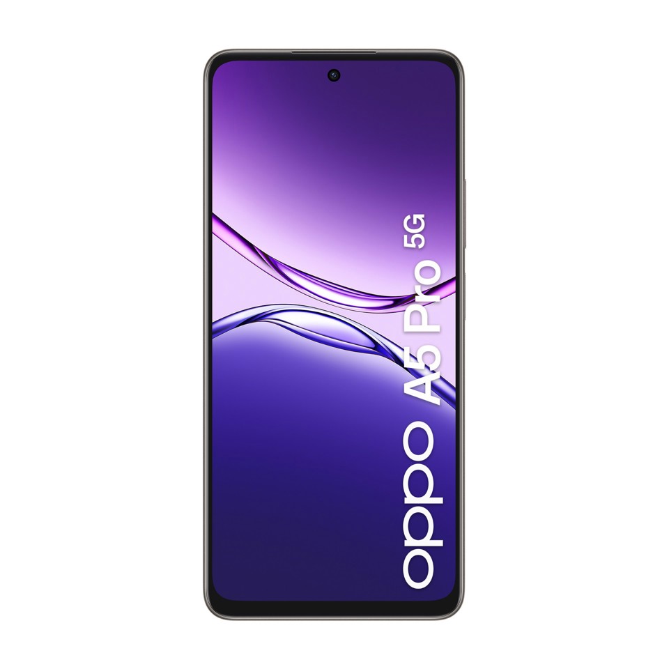 OPPO A5 Pro 5G Smartphone, Foto AI 50MP, Frontale 8MP, Display 6.67” 120HZ LCD HD+, 5800mAh, RAM 8(Esp4GB/6GB/8GB)+ROM 256GB (esp1TB), IP69, [Versione Italia], Black Brown