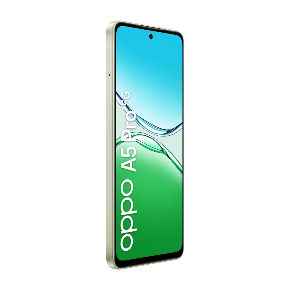 OPPO A5 Pro 5G Smartphone, Foto AI 50MP, Frontale 8MP, Display 6.67” 120HZ LCD HD+, 5800mAh, RAM 8(Esp4GB/6GB/8GB)+ROM 256GB (esp1TB), IP69, [Versione Italia], Olive Green