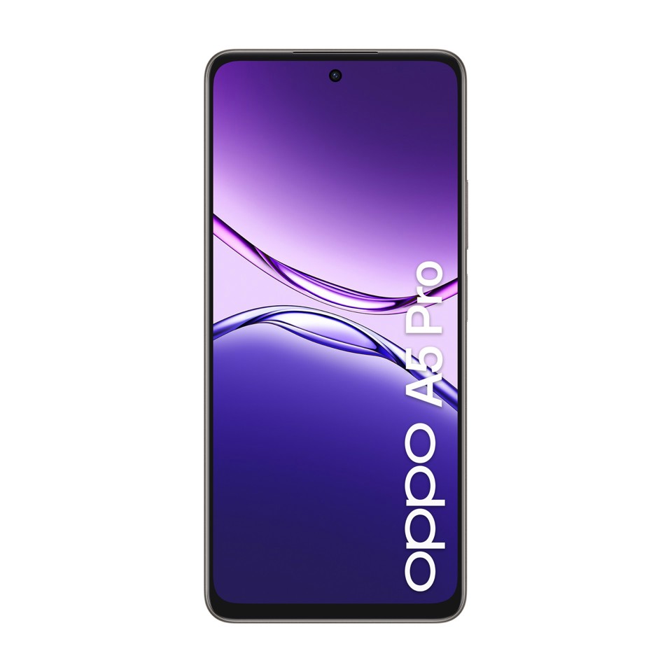 OPPO A5 Pro Smartphone, Foto AI 50MP, Frontale 8MP, Display 6.67” 90HZ LCD HD+, 5800mAh, RAM 8(Esp4GB/6GB/8GB)+ROM 256GB (esp1TB), IP69, [Versione Italia], Black Brown