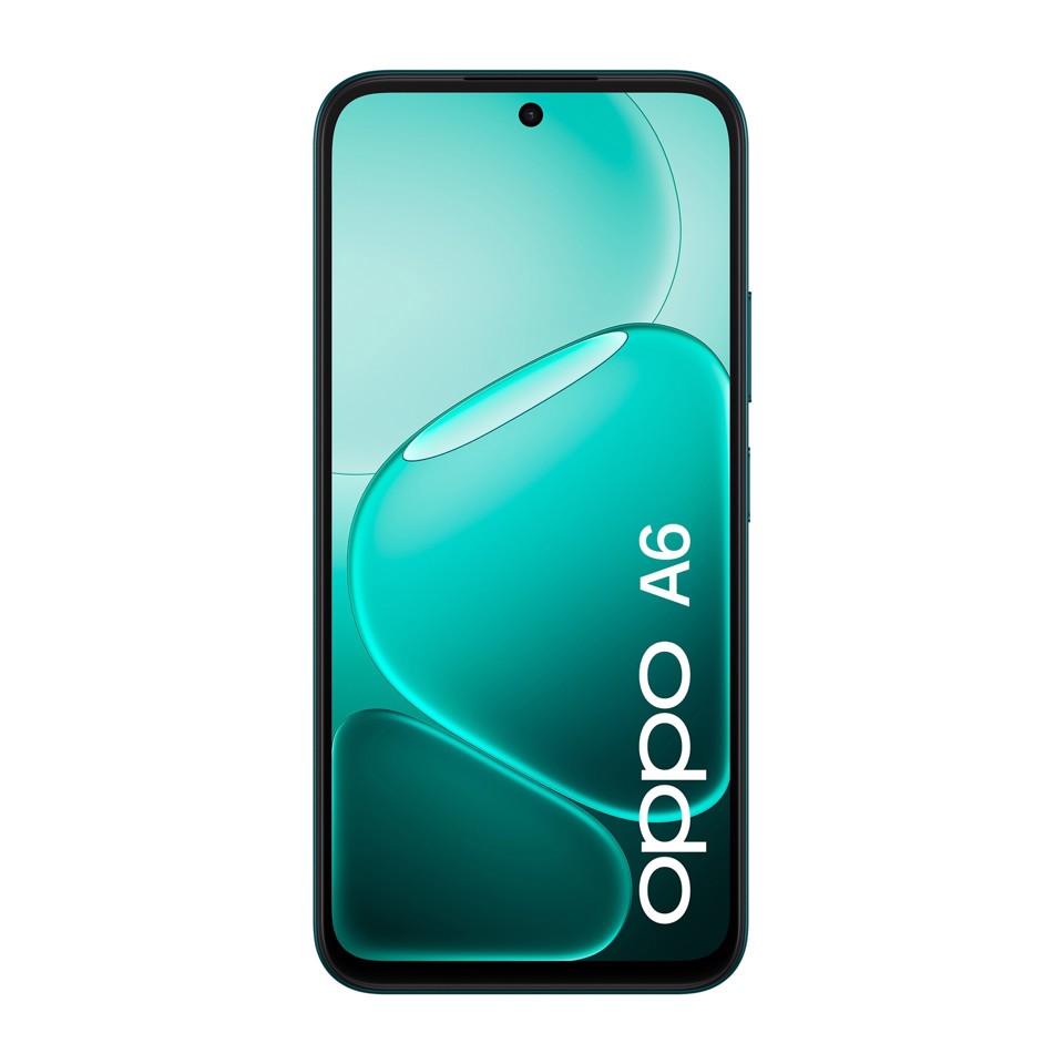 OPPO A6 AI Smartphone, doppia fotocamera 50MP+2, Selfie 8MP, Display 6.75” 120HZ IPS HD+, 6550mAh, RAM 6GB(Esp2GB/4GB/6GB)+ROM 256GB [Versione Italia], Sapphire Black
