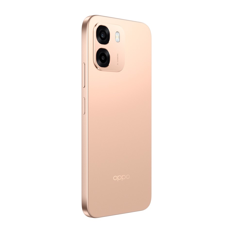 OPPO A6 AI Smartphone, doppia fotocamera 50MP+2, Selfie 8MP, Display 6.75” 120HZ IPS HD+, 6550mAh, RAM 6GB(Esp2GB/4GB/6GB)+ROM 256GB [Versione Italia], Aurora Gold