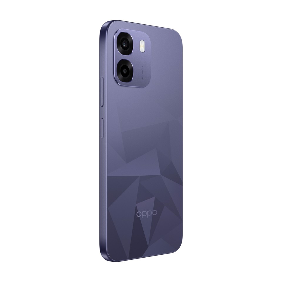 OPPO A6k AI Smartphone, doppia fotocamera 13MP+QVGA, Selfie 5MP, Display 6.75” 120HZ IPS HD+, 6100mAh, RAM 4GB(Esp1GB/2GB/4GB)+ROM 256GB [Versione Italia], Crystal Black