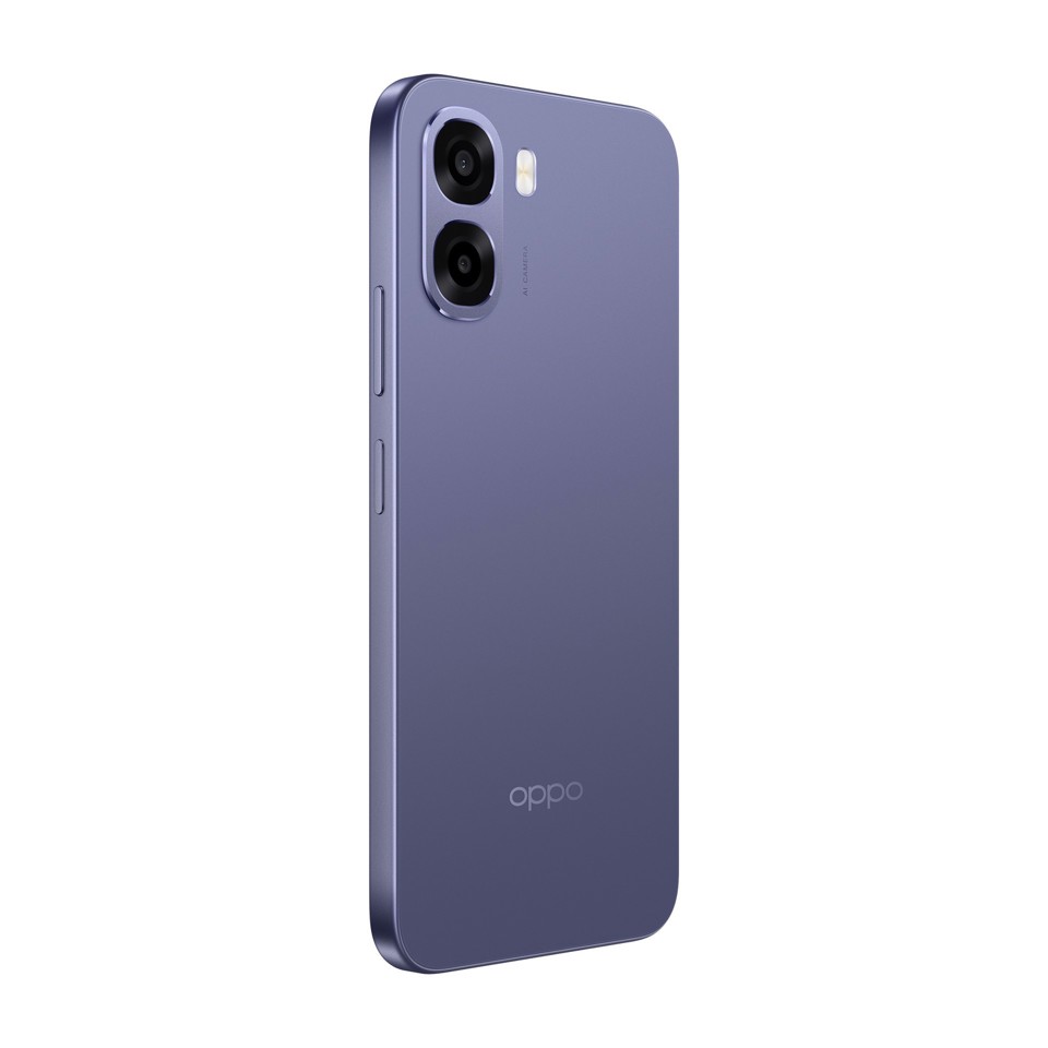 OPPO A6x AI Smartphone, doppia fotocamera 13MP+QVGA, Selfie 5MP, Display 6.75” 120HZ IPS HD+, 6100mAh, RAM 4GB(Esp1GB/2GB/4GB)+ROM 256GB [Versione Italia], Black Purple