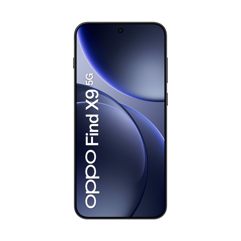OPPO Find X9 5G AI Smartphone, Tripla Fotocamera 50+50+50MP, Selfie 32MP, Display 6.59” 120HZ AMOLED 1.5K, 7025mAh, RAM 12GB(Esp4GB/8GB/12GB)+ROM 512GB, [Versione Italia], Space Black