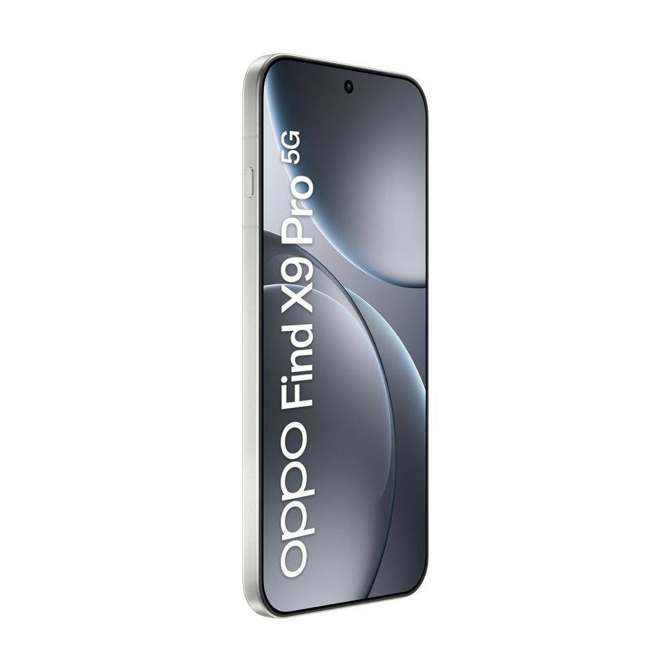 OPPO Find X9 Pro 5G AI Smartphone, Tripla Fotocamera 50+200+50MP, Selfie 50MP, Display 6.78” 120HZ AMOLED 1.5K, 7500mAh, RAM 16GB(Esp4GB/8GB/12GB)+ROM 512GB, [Versione Italia], Silk White