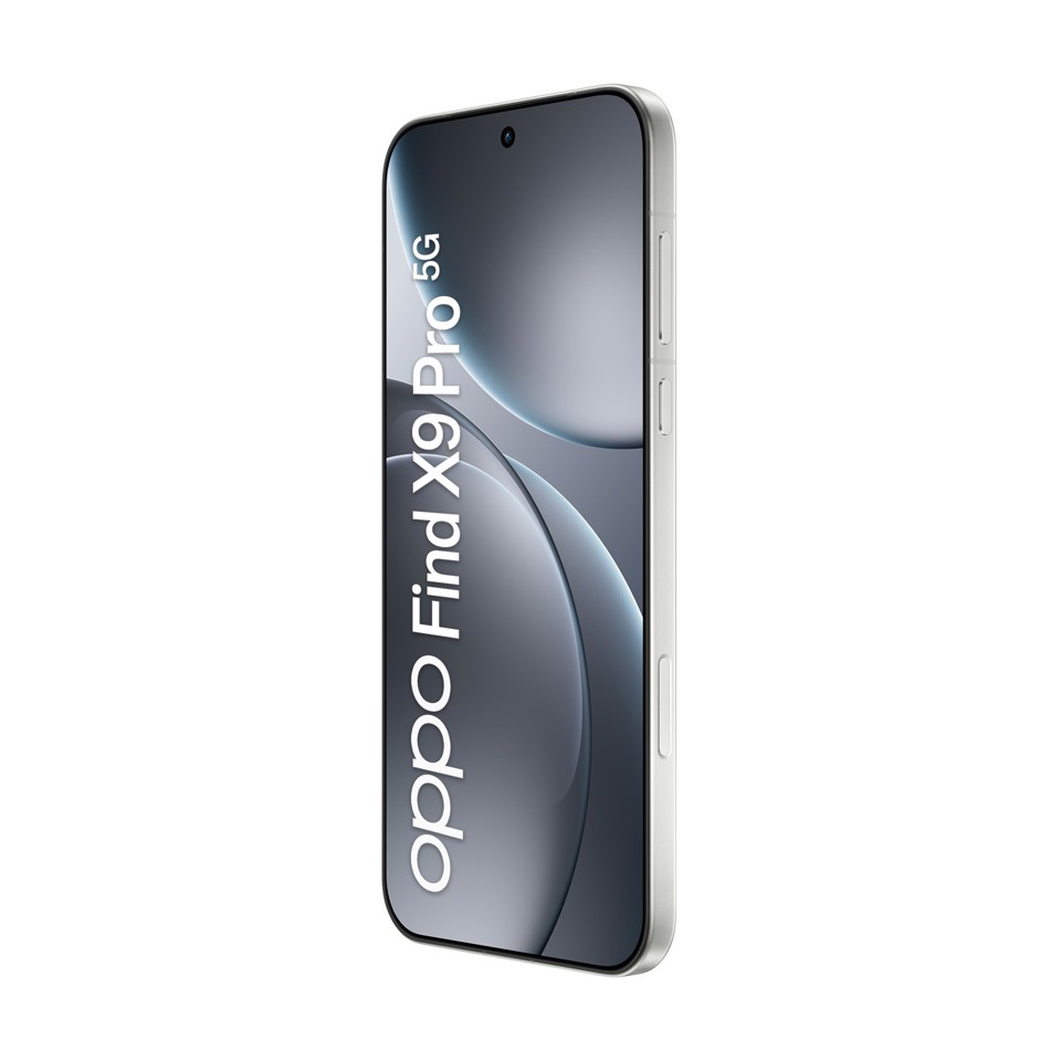 OPPO Find X9 Pro 5G AI Smartphone, Tripla Fotocamera 50+200+50MP, Selfie 50MP, Display 6.78” 120HZ AMOLED 1.5K, 7500mAh, RAM 16GB(Esp4GB/8GB/12GB)+ROM 512GB, [Versione Italia], Silk White