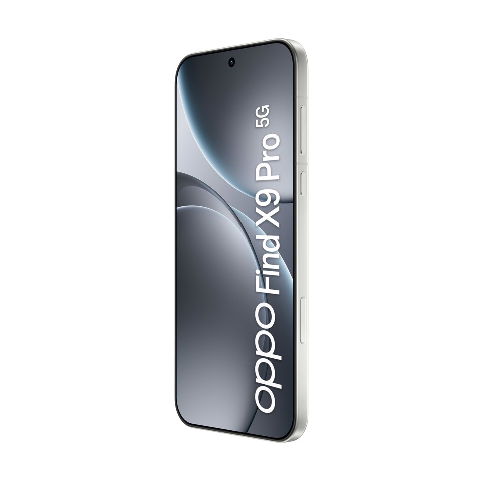 OPPO Find X9 Pro 5G AI Smartphone, Tripla Fotocamera 50+200+50MP, Selfie 50MP, Display 6.78” 120HZ AMOLED 1.5K, 7500mAh, RAM 16GB(Esp4GB/8GB/12GB)+ROM 512GB, [Versione Italia], Silk White