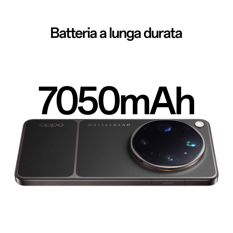 OPPO Find X9 Ultra 5G AI Smartphone, Quad Camera 200+200+50+50MP, Selfie 50MP, Display 6.82” 144HZ AMOLED 2K, 7050mAh, RAM 12GB(Esp4GB/8GB/12GB)+ROM 512GB, Supporto Auto [Versione Italia], Tundra Umber