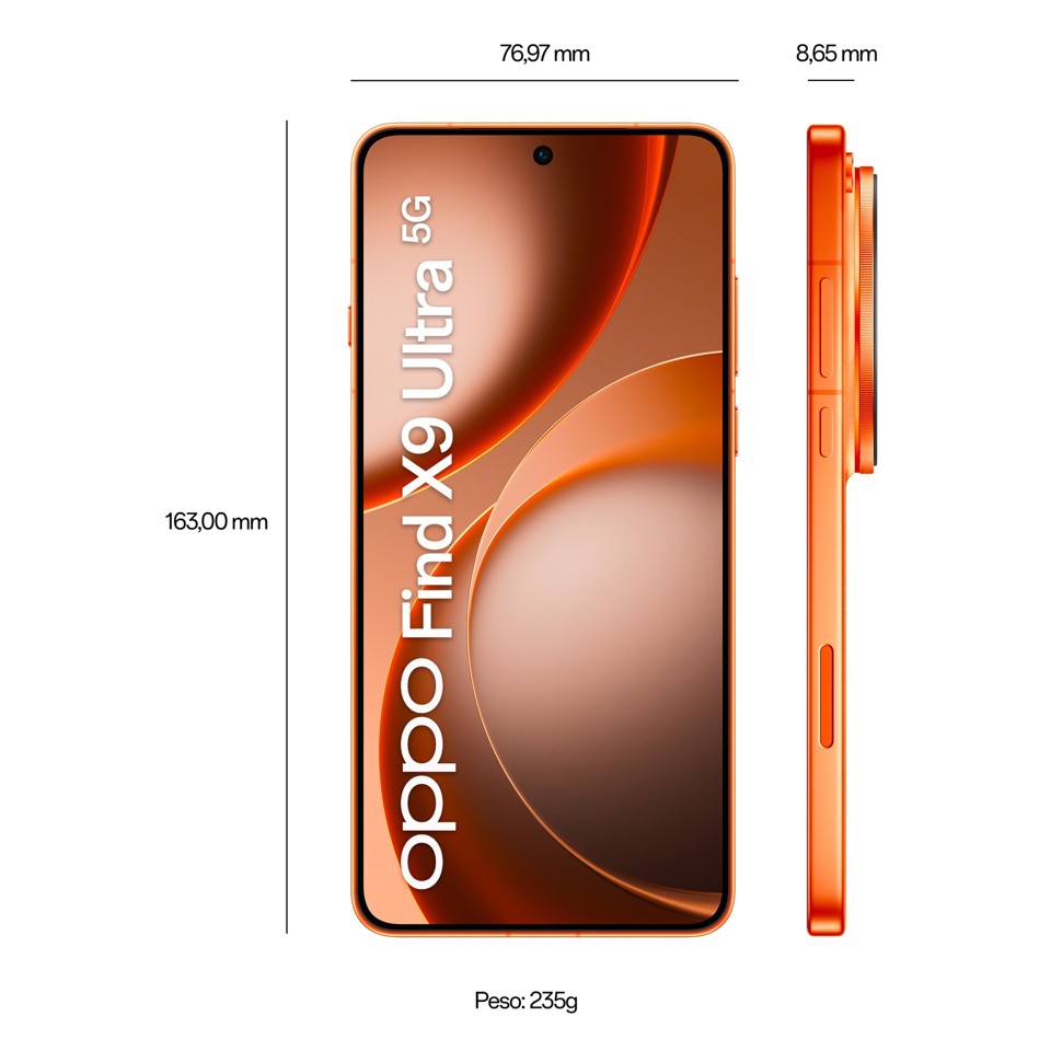 OPPO Find X9 Ultra 5G Canyon Orange Box