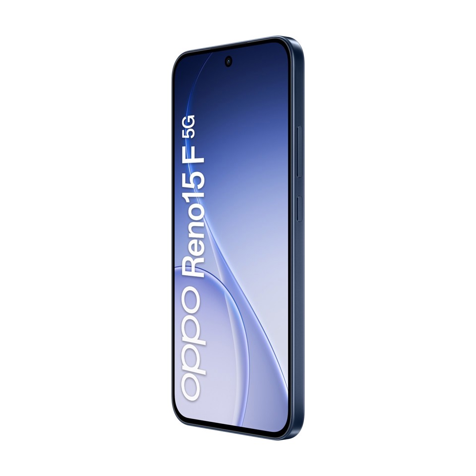 OPPO Reno15 F 5G AI Smartphone, Tripla fotocamera 50+8+2MP, Selfie 50MP, Display 6.57” 120HZ AMOLED FHD+, 6500mAh, RAM 8GB(Esp2GB/4GB/8GB)+ROM 256GB [Versione Italia], Twilight Black