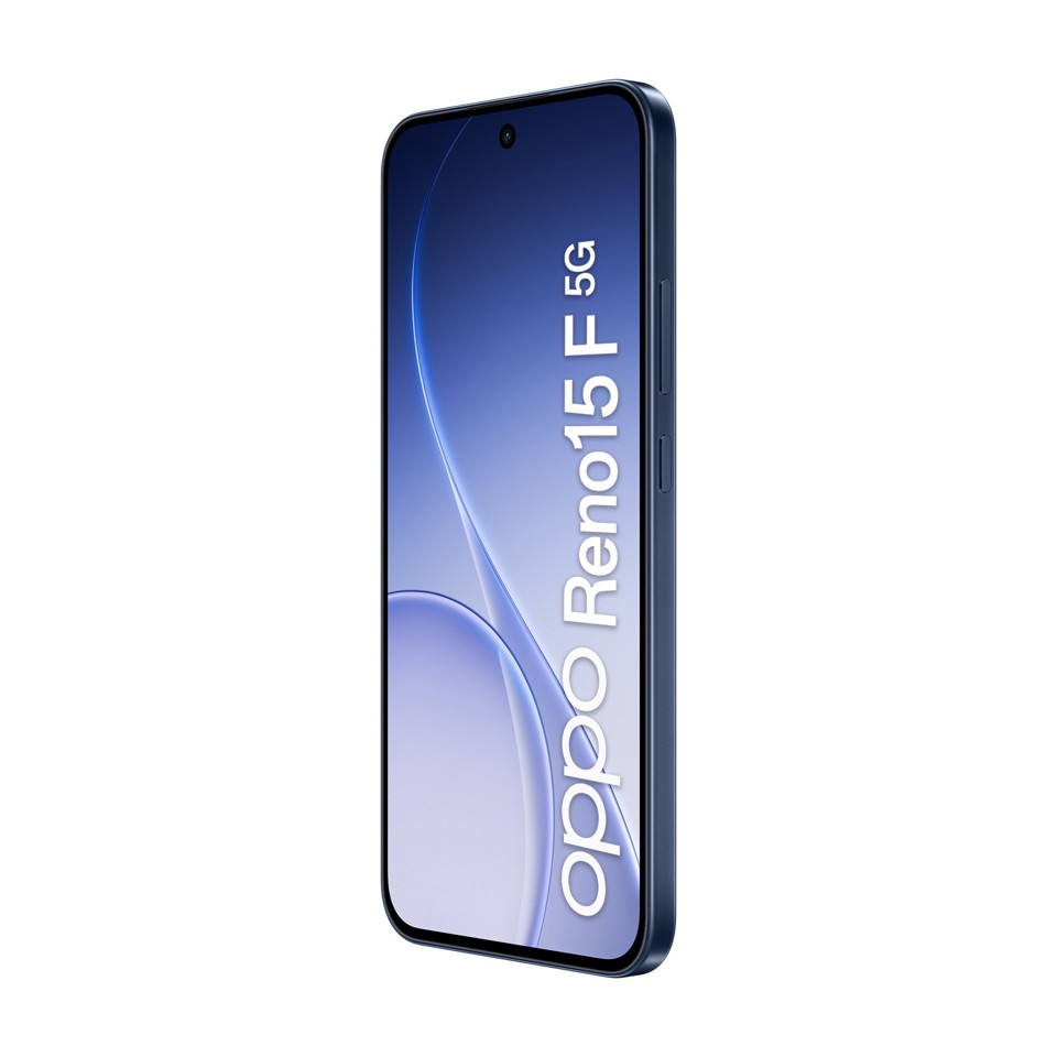 OPPO Reno15 F 5G AI Smartphone, Tripla fotocamera 50+8+2MP, Selfie 50MP, Display 6.57” 120HZ AMOLED FHD+, 6500mAh, RAM 8GB(Esp2GB/4GB/8GB)+ROM 256GB [Versione Italia], Twilight Black