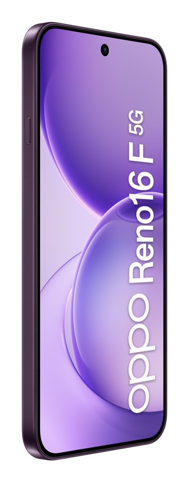 OPPO Reno16 F 5G AI Smartphone, Tripla fotocamera 50+8+50MP, Selfie 50MP, Display 6.57” 120HZ AMOLED FHD+, 6500mAh, RAM 8GB(Esp2GB/4GB/8GB)+ROM 256GB [Versione Italia], Purple Black