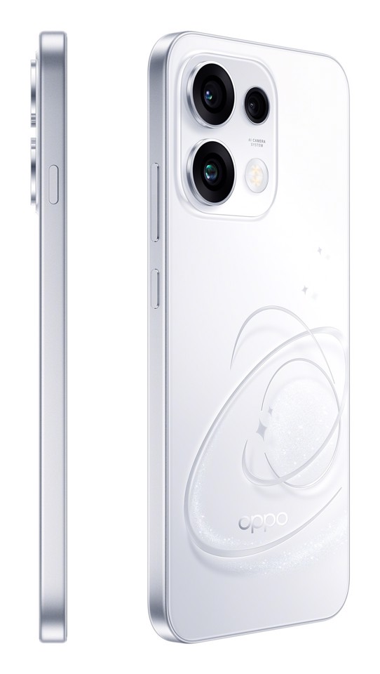 OPPO Reno16 F 5G AI Smartphone, Tripla fotocamera 50+8+50MP, Selfie 50MP, Display 6.57” 120HZ AMOLED FHD+, 6500mAh, RAM 8GB(Esp2GB/4GB/8GB)+ROM 256GB [Versione Italia], Pop White
