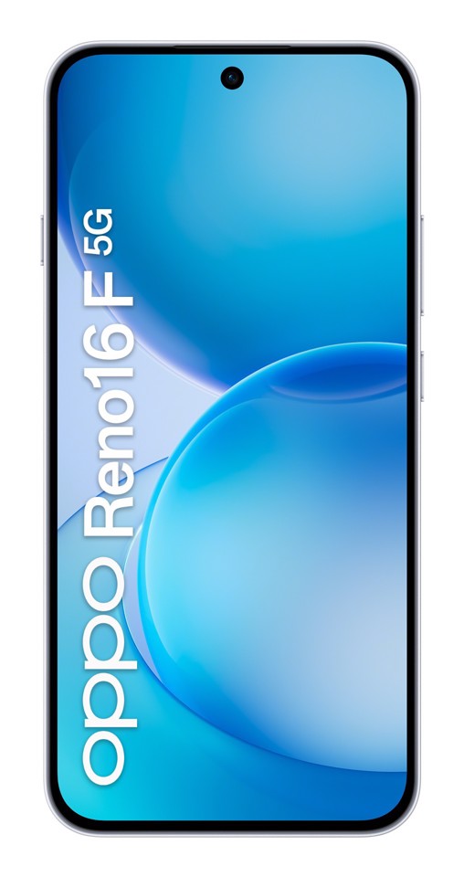 OPPO Reno16 F 5G AI Smartphone, Tripla fotocamera 50+8+50MP, Selfie 50MP, Display 6.57” 120HZ AMOLED FHD+, 6500mAh, RAM 8GB(Esp2GB/4GB/8GB)+ROM 256GB [Versione Italia], Pop White