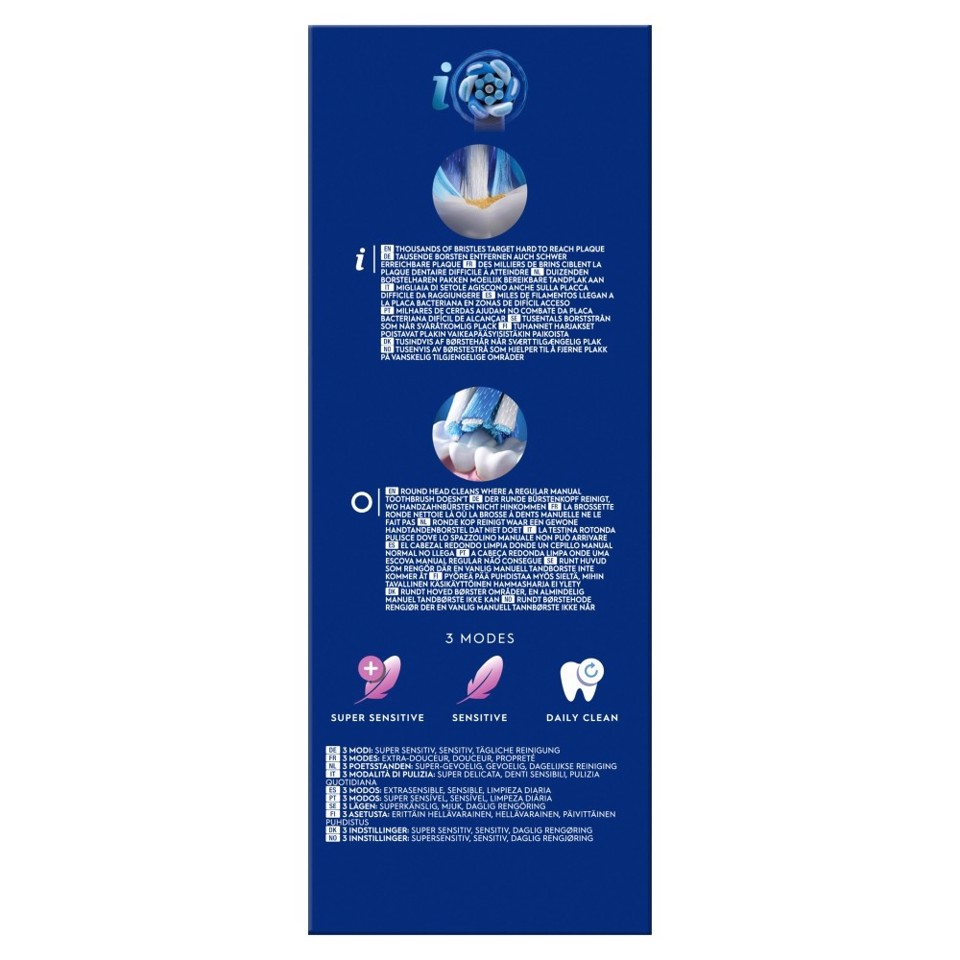 Oral-B iO 2 Spazzolino Elettrico Oral B, Nero e Verde, 1 Testina Di Ricambio, 2 Spazzolini, Delicato sulle Gengive, Efficace sulla placca, Sensore di Pressione