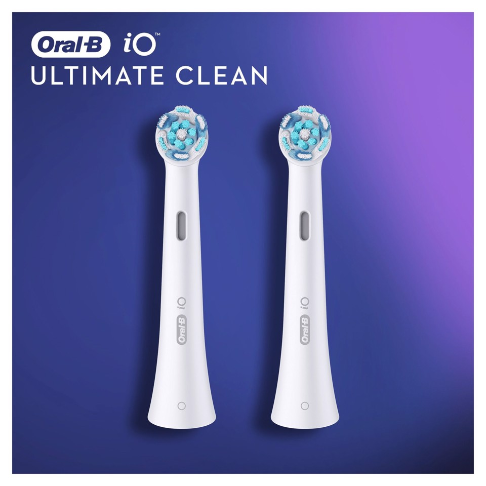 Oral-B iO Testine Di Ricambio Ultimate Clean. 2 Pezzi