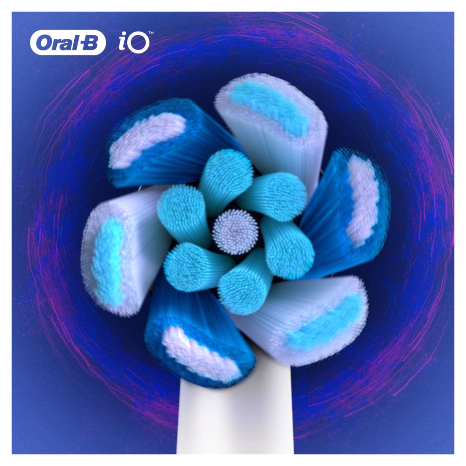 Oral-B iO Ultimate Clean Testine Di Ricambio, 2 Pezzi