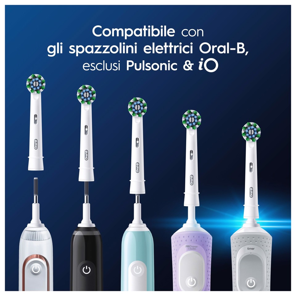 Oral-B Pro Cross Action 3 pz Bianco