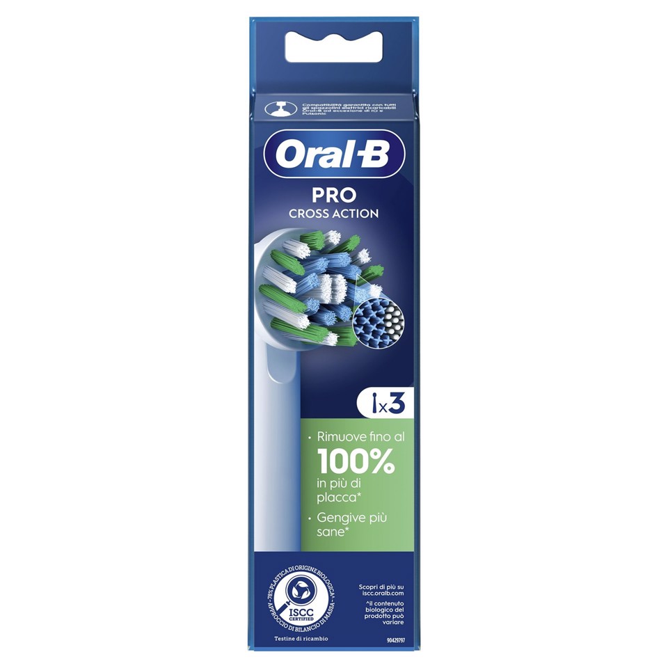 Oral-B Pro Cross Action 3 pz Bianco
