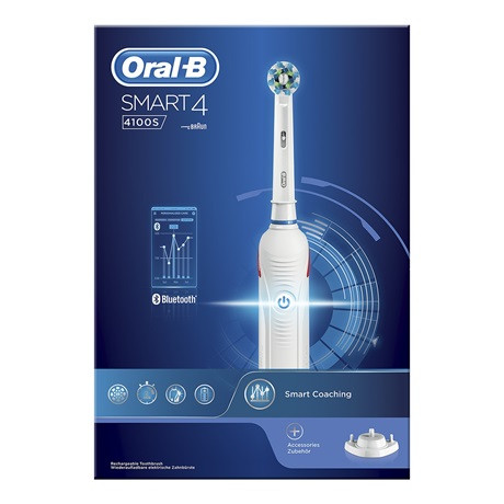 Oral-B Smart 4 4100S Adulto Spazzolino rotante-oscillante Bianco