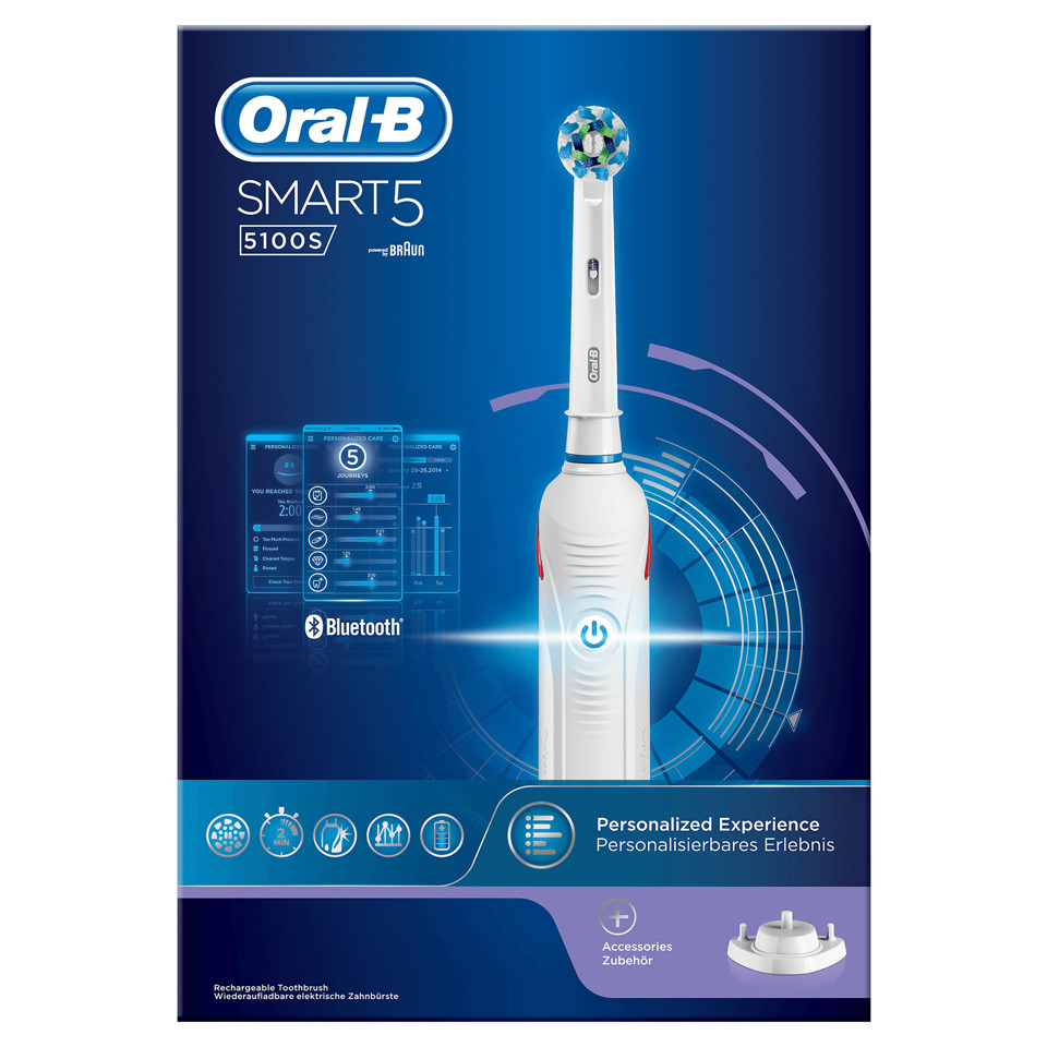 Oral-B Spazzolino Elettrico Smart 5 5100S Bianco