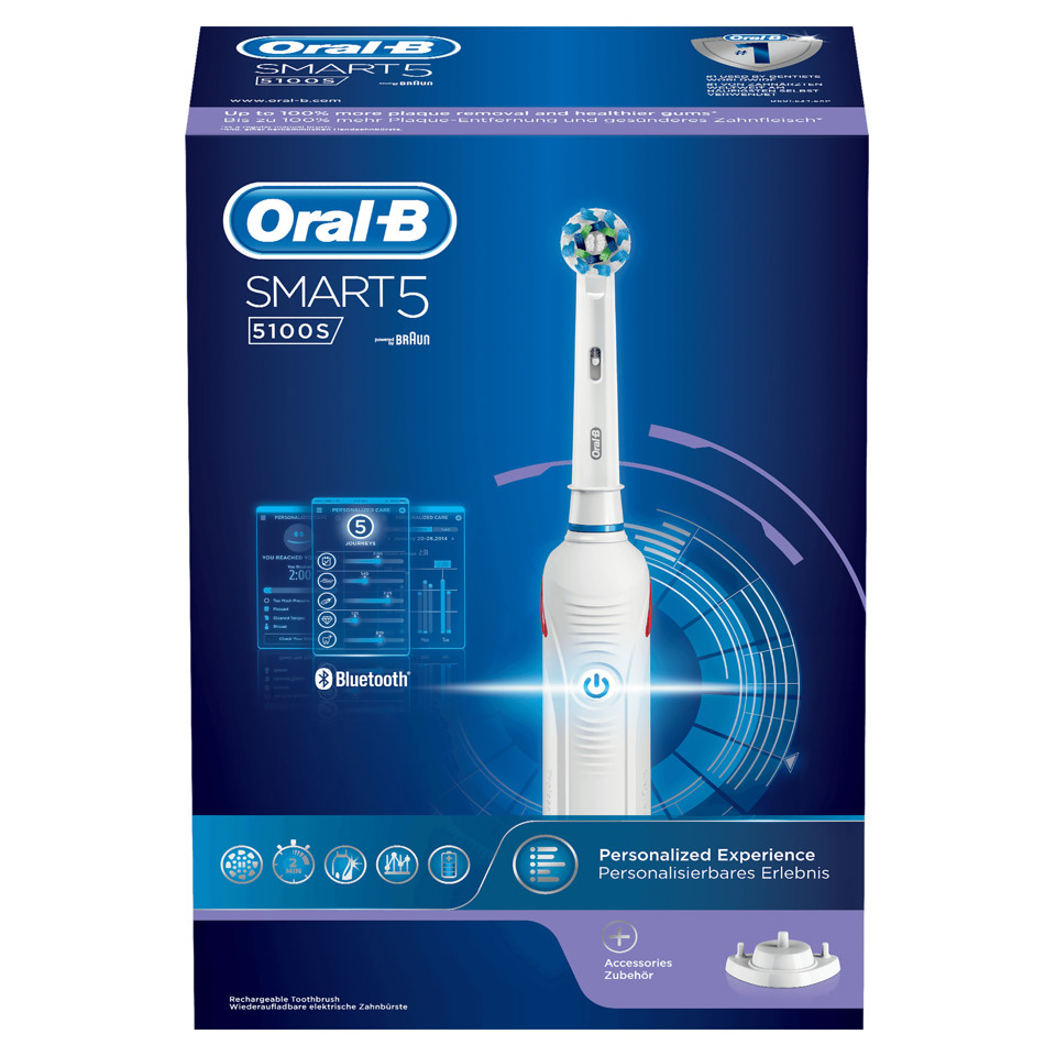 Oral-B Spazzolino Elettrico Smart 5 5100S Bianco