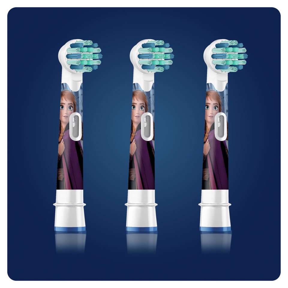 Oral-B Testina Di Ricambio per Spazzolino Kids Frozen. Confezione Da 3