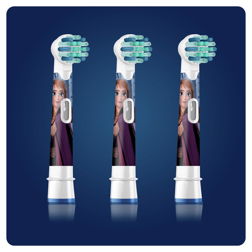 Oral-B Testina Di Ricambio per Spazzolino Kids Frozen. Confezione Da 3