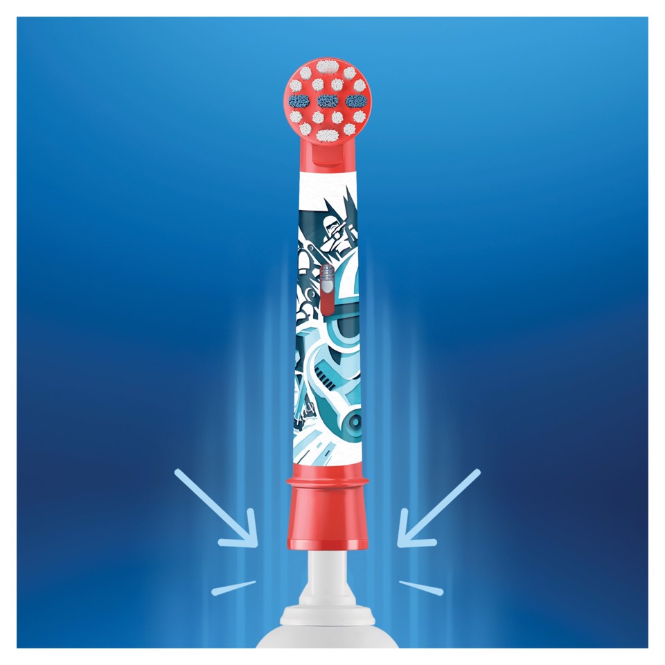 Oral-B Testina Di Ricambio per Spazzolino Kids Star Wars. Confezione Da 3