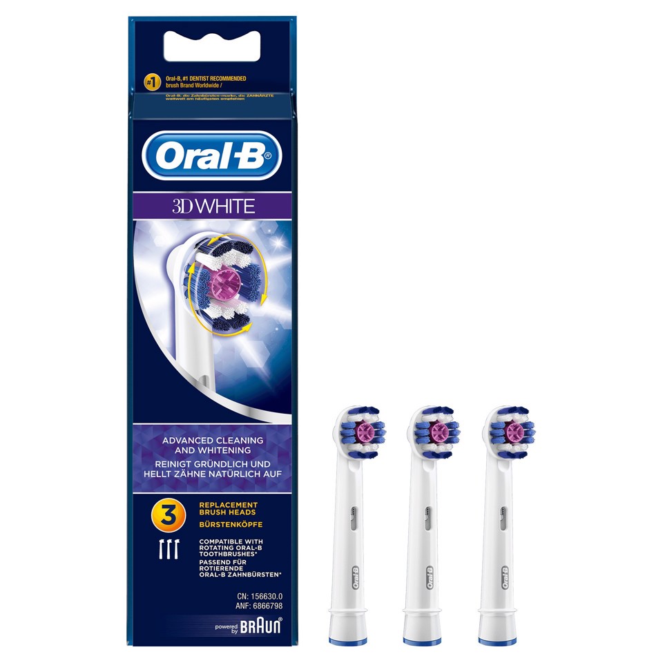 Oral-B Testine Per Spazzolino 3D White X3