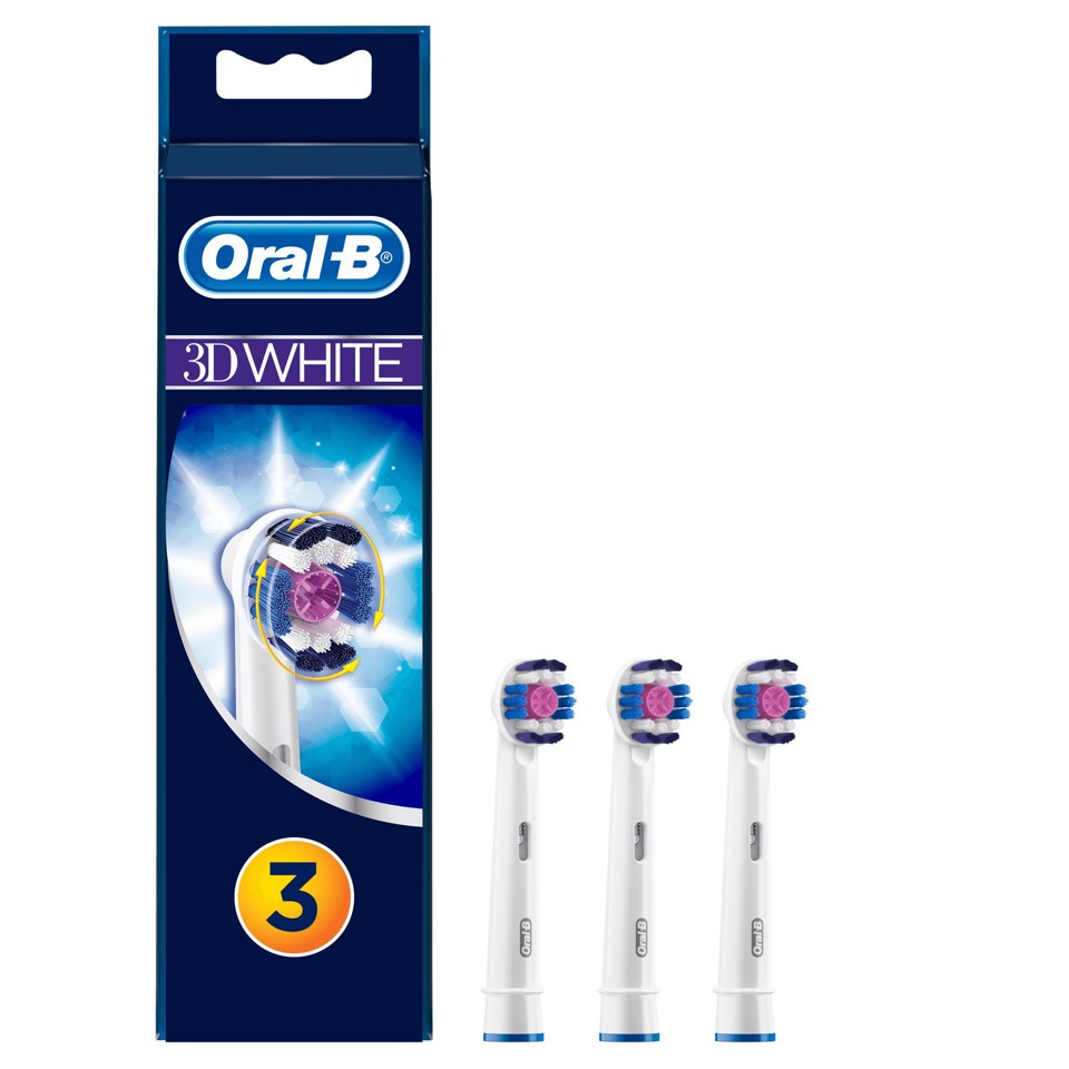 Oral-B Testine Per Spazzolino 3D White X3
