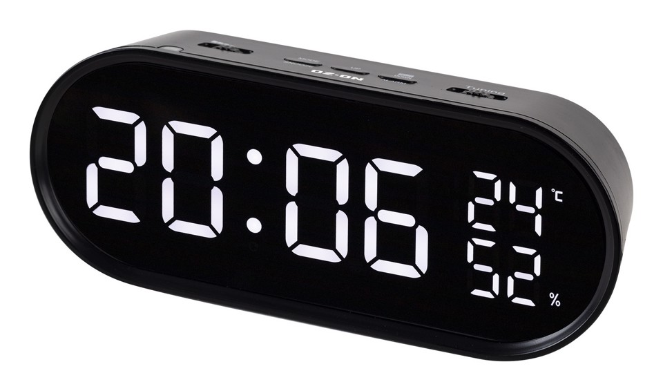 OZON Scientific XDET5739 sveglia Sveglia digitale Nero