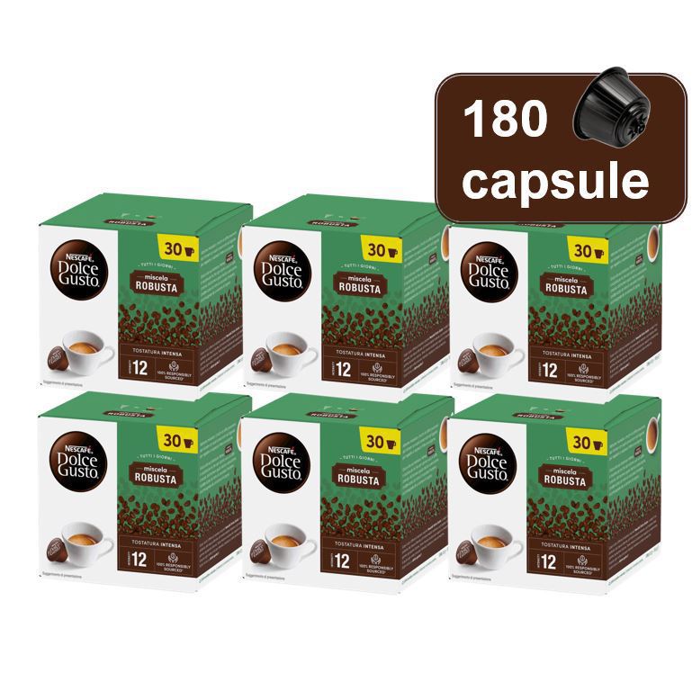 Nescafé Dolce Gusto Miscela Robusta Capsule caffe 180 pz