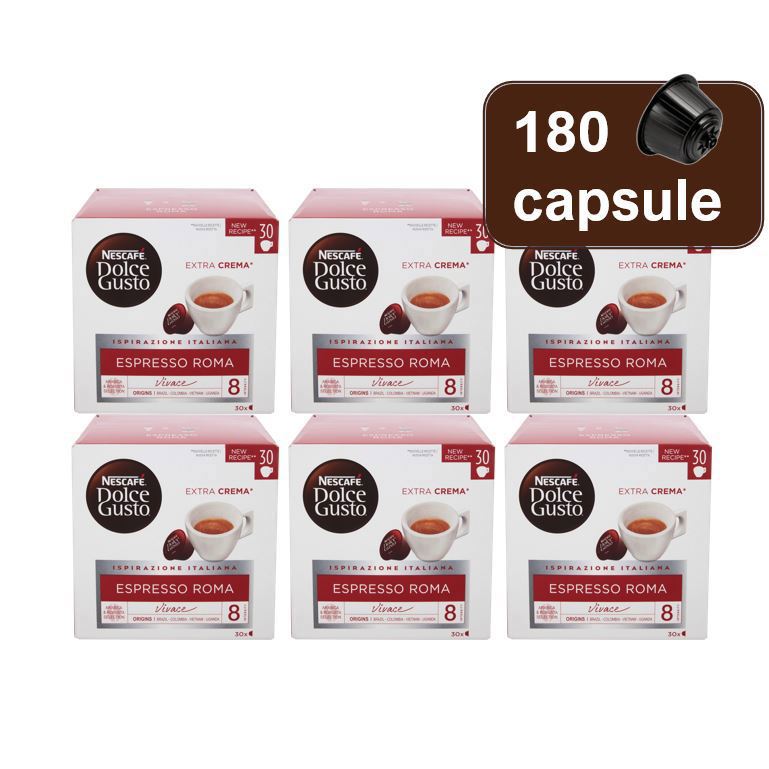 Nescafé Dolce Gusto Caffe Espresso Roma Capsule 180 pz