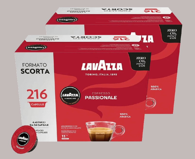 Capsule originali a Modo Mio Passionale PACK 432pz