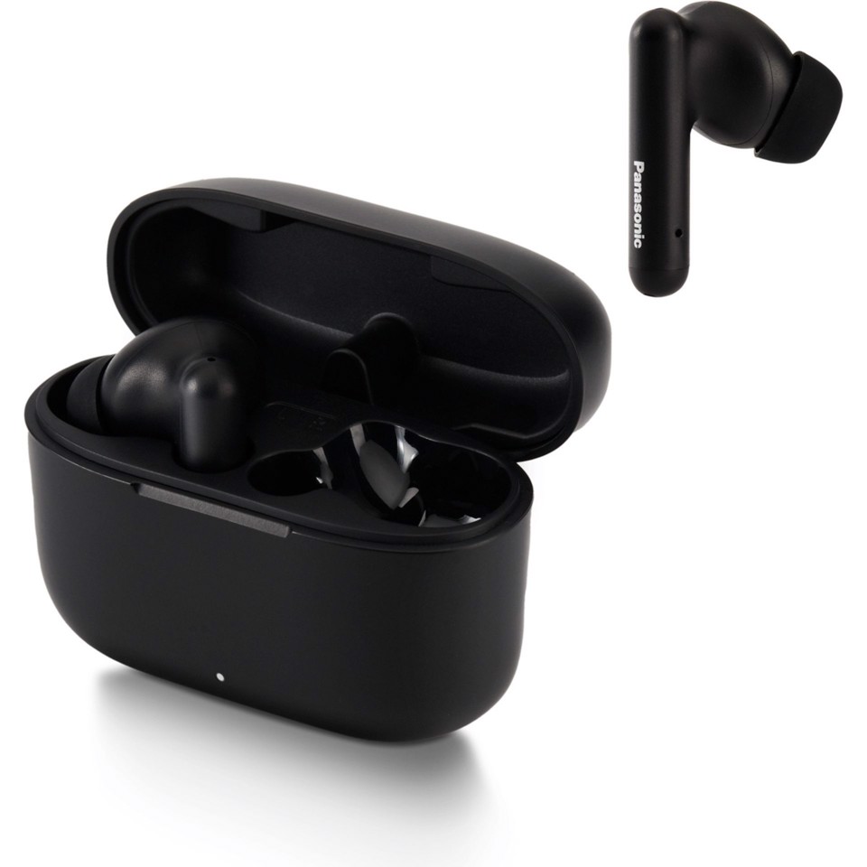 Panasonic Auricolari TWS RZ-B110WDE-K, con mic, IPX4, Nero