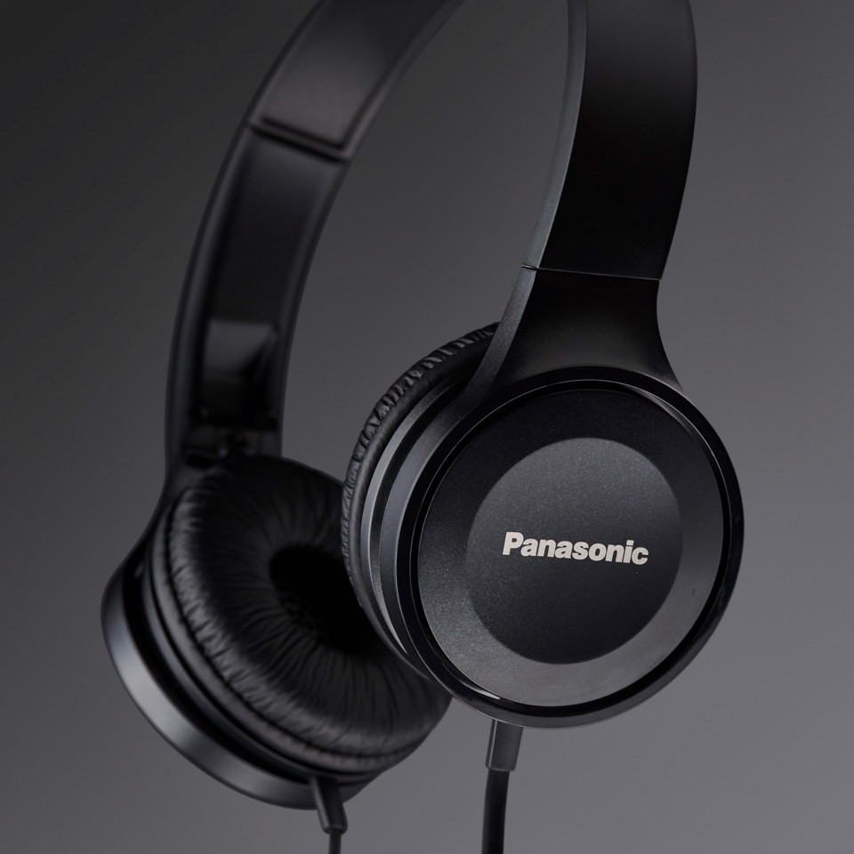 Panasonic Cuffie a Padiglione con cavo RP-HF100ME-K, con mic