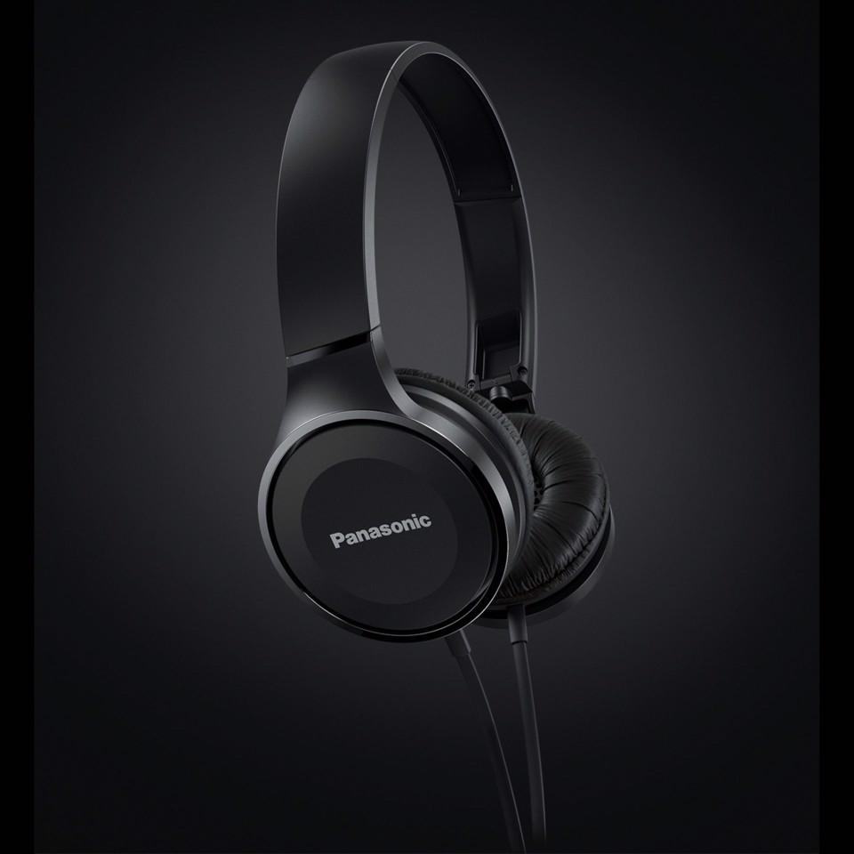 Panasonic Cuffie a Padiglione con cavo RP-HF100ME-K, con mic