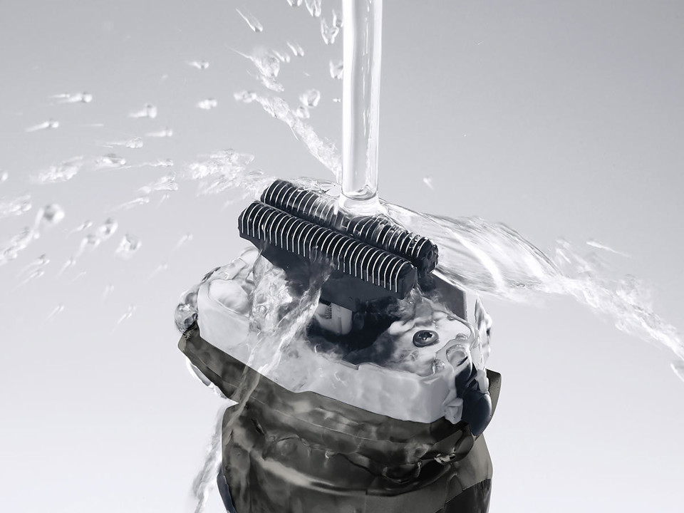 Panasonic ES-RW33 Rasoio Trimmer Nero, Argento