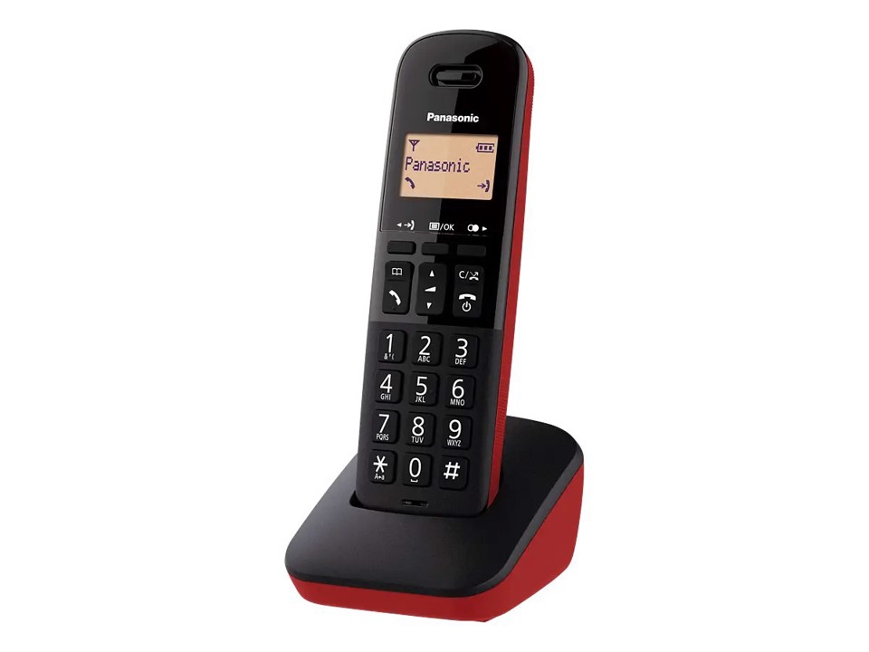 Panasonic KX-TGB610JTC - Telefono cordless - rosso