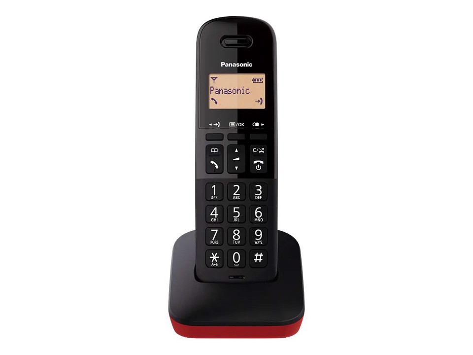 Panasonic KX-TGB610JTC - Telefono cordless - rosso