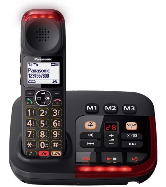 Panasonic KX-TGM420EXB telefono Telefono DECT Identificatore di chiamata Nero