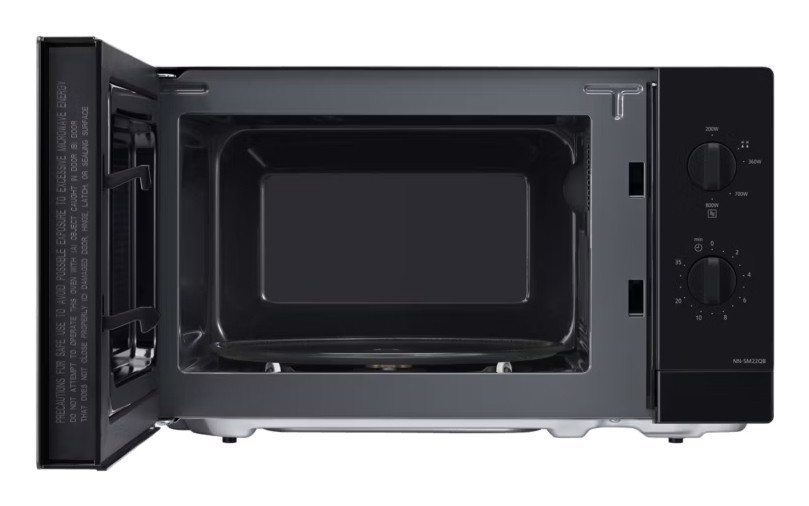 Panasonic NN-SM22QBEPG forno a microonde Nero Solo microonde Superficie piana 20 L 800 W
