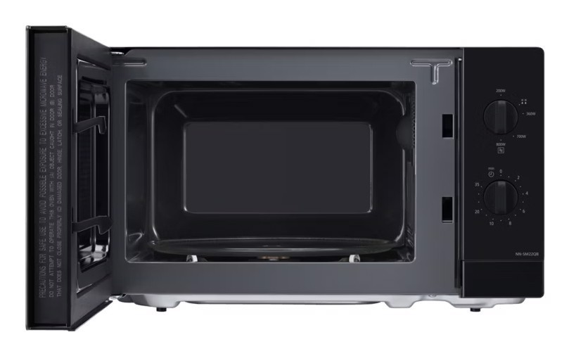 Panasonic NN-SM22QBEPG forno a microonde Nero Solo microonde Superficie piana 20 L 800 W