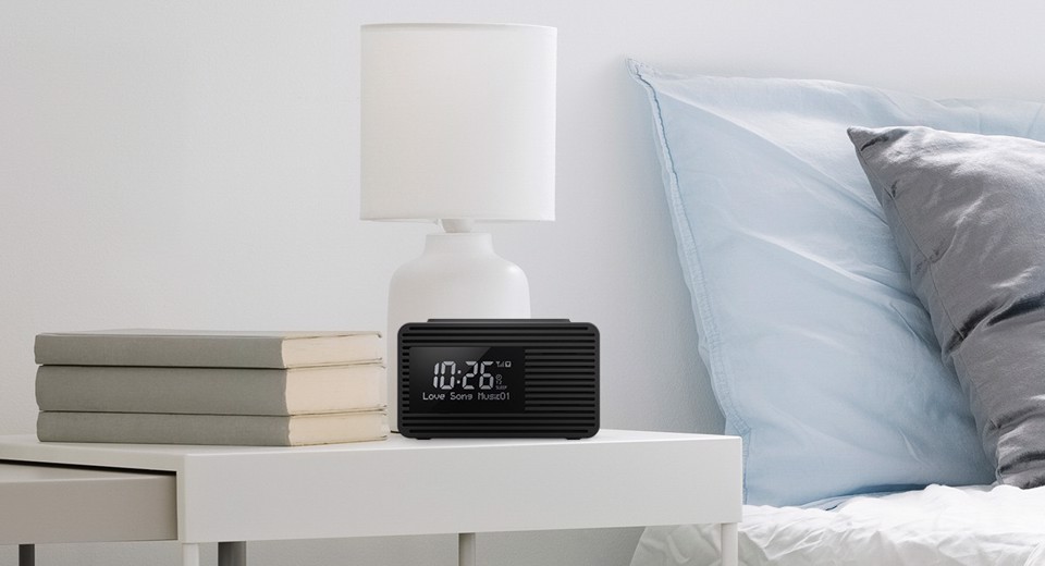 Panasonic Radiosveglia FM/DAB+, Ampio Display, Snooze RC-D8