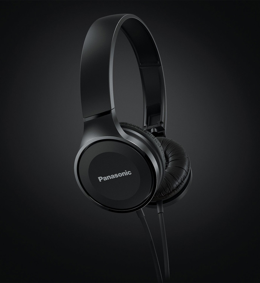 Panasonic RP-HF100ME Cuffia Padiglione auricolare Connettore 3.5 mm Nero