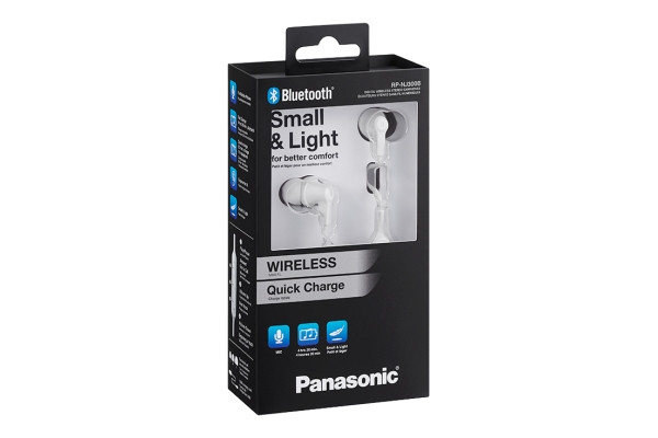 Panasonic RP-NJ300BE-W cuffia e auricolare Bluetooth Bianco
